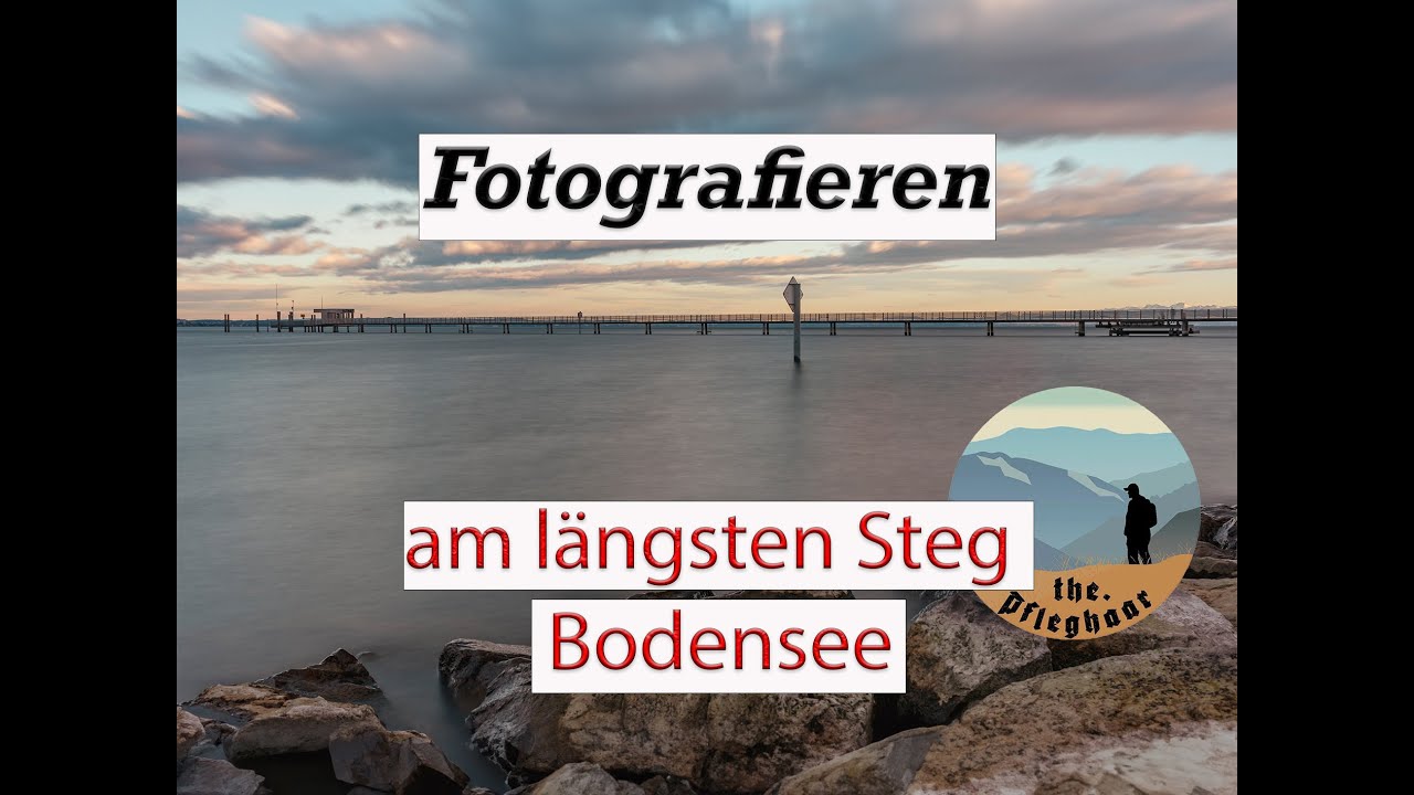 Fotografieren  in Altnau (Schweiz) am längsten Steg am Bodensee & alte Pfähle im See