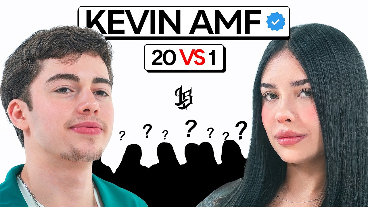 20 MUJERES VS 1 ARTISTA: KEVIN AMF 🇲🇽