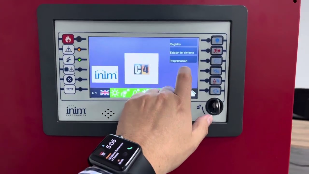 Etiquetar Dispositivos o puntos en panel de incendio Inim, Previdia Max via Software PREVIDA STUDIO