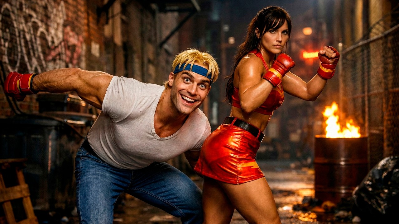 Streets Of Rage 2 (Bare Knuckle) new AI Characters reimagined