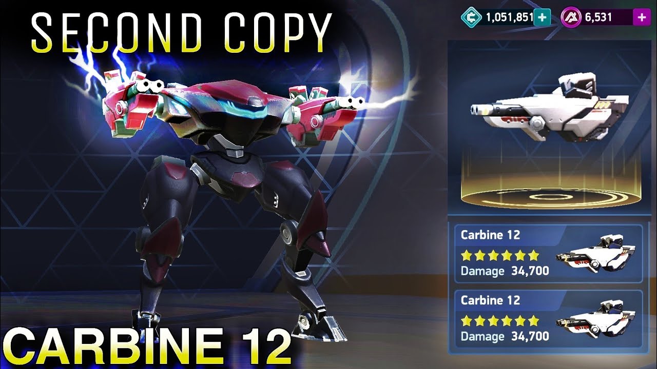 Mech Arena 😈 Making Second Copy | Carbine 12 | Prototype | 6 Star Rank Upgrade