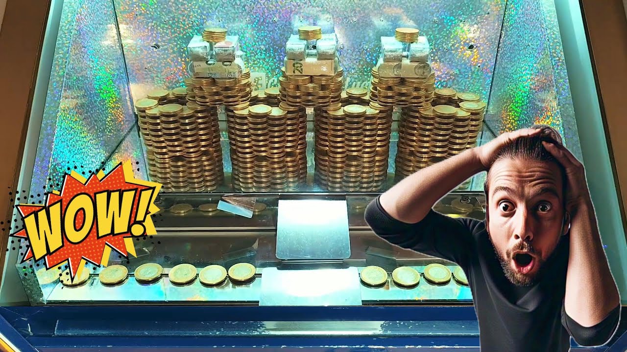 Me Quede Picado en La Máquina Tragamonedas de $10 #coinpusher #coin #money
