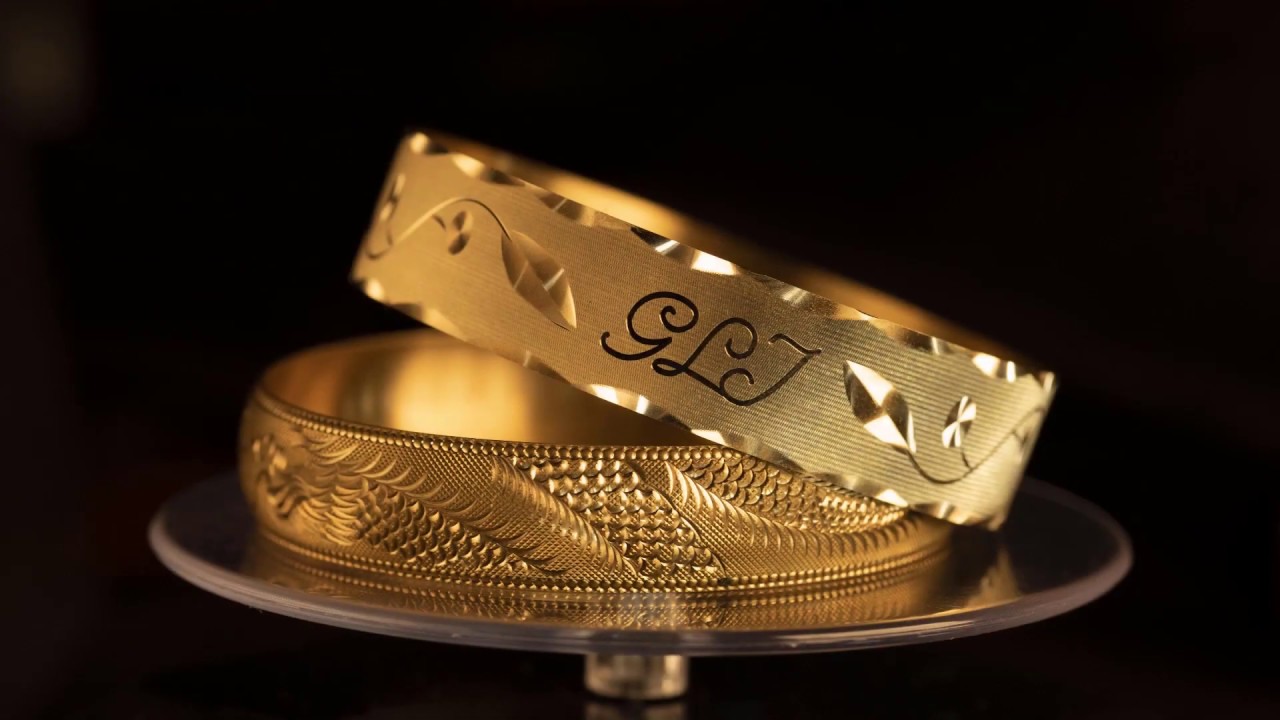 24K gold bangle & ring &diamond CNC cutting machine