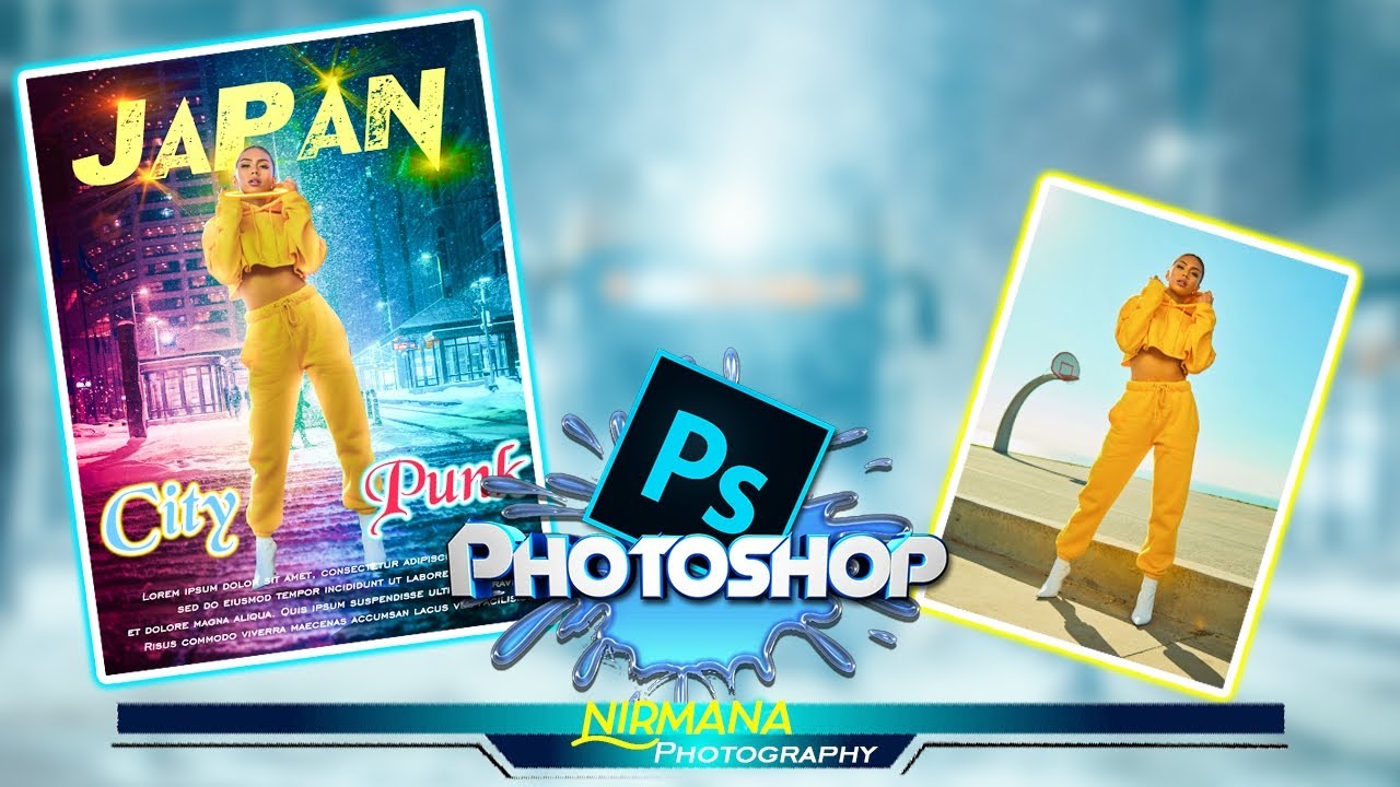 City Model Flayer Design Speed Art by Nirmana Photography / Adobe Photoshop