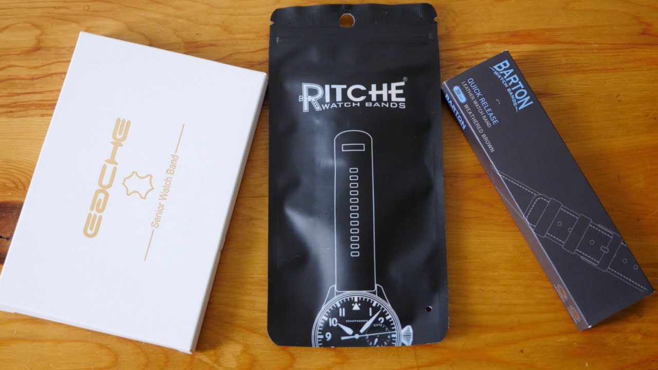 Correas de Piel - Eache vs Ritche vs Barton