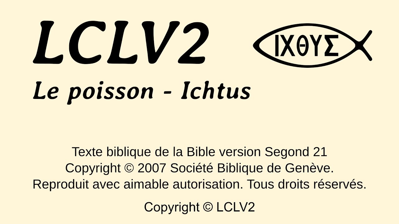 LCLV2 - Le poisson chrétien (Ichtus)