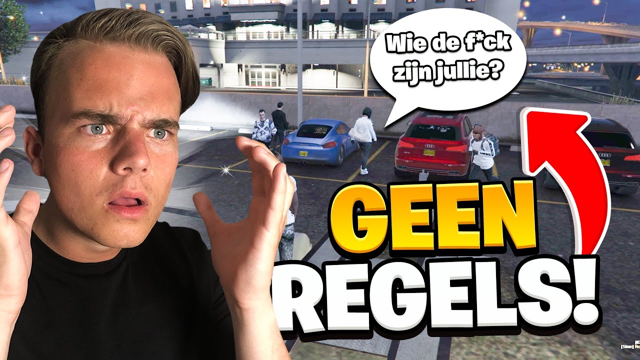 IK HOUD ME AAN 0 REGELS IN GTA ROLEPLAY😈 (GEBANNED...)