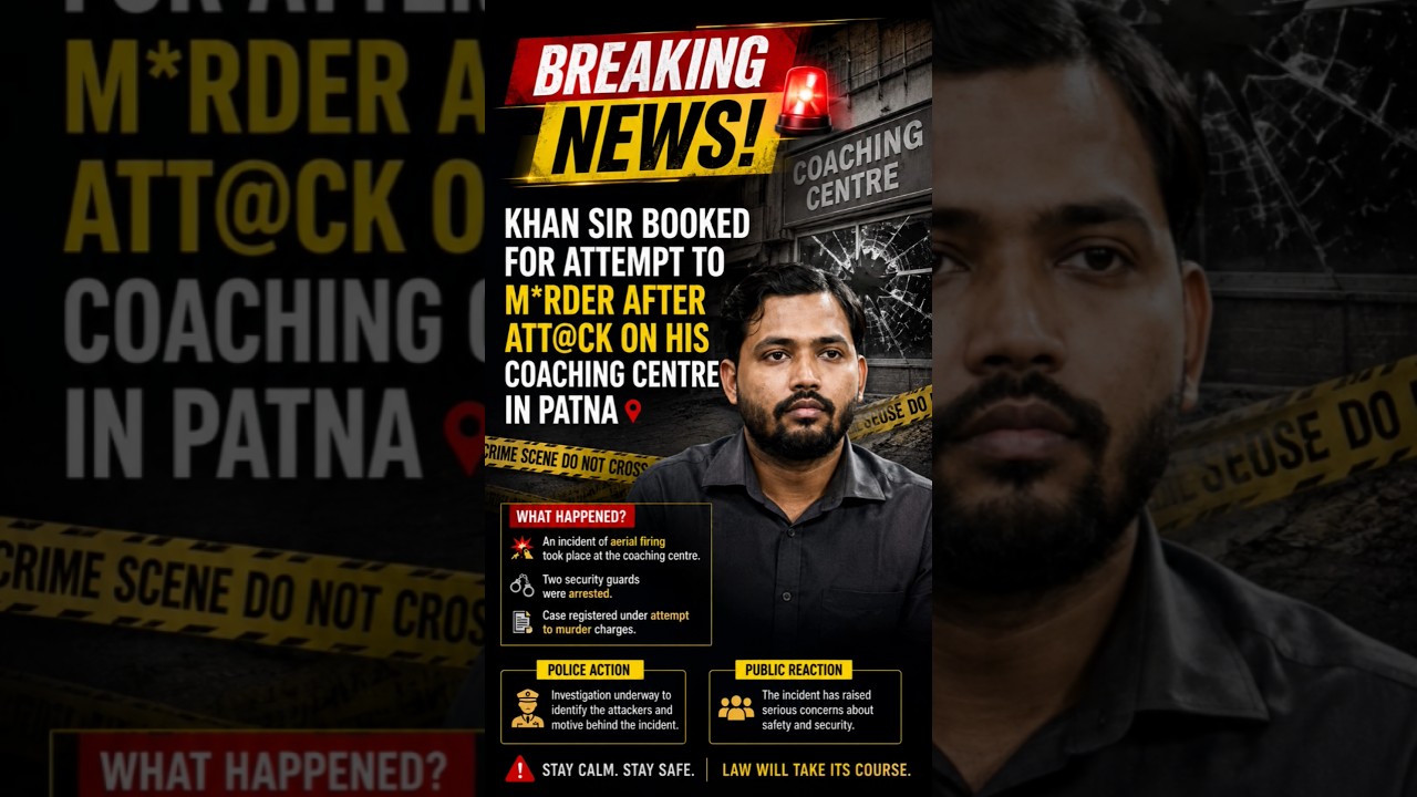 🚨 Khan Sir Case Update 🚨 #viralnews #currentaffairs #trendingnow #youtubeshorts #indianews