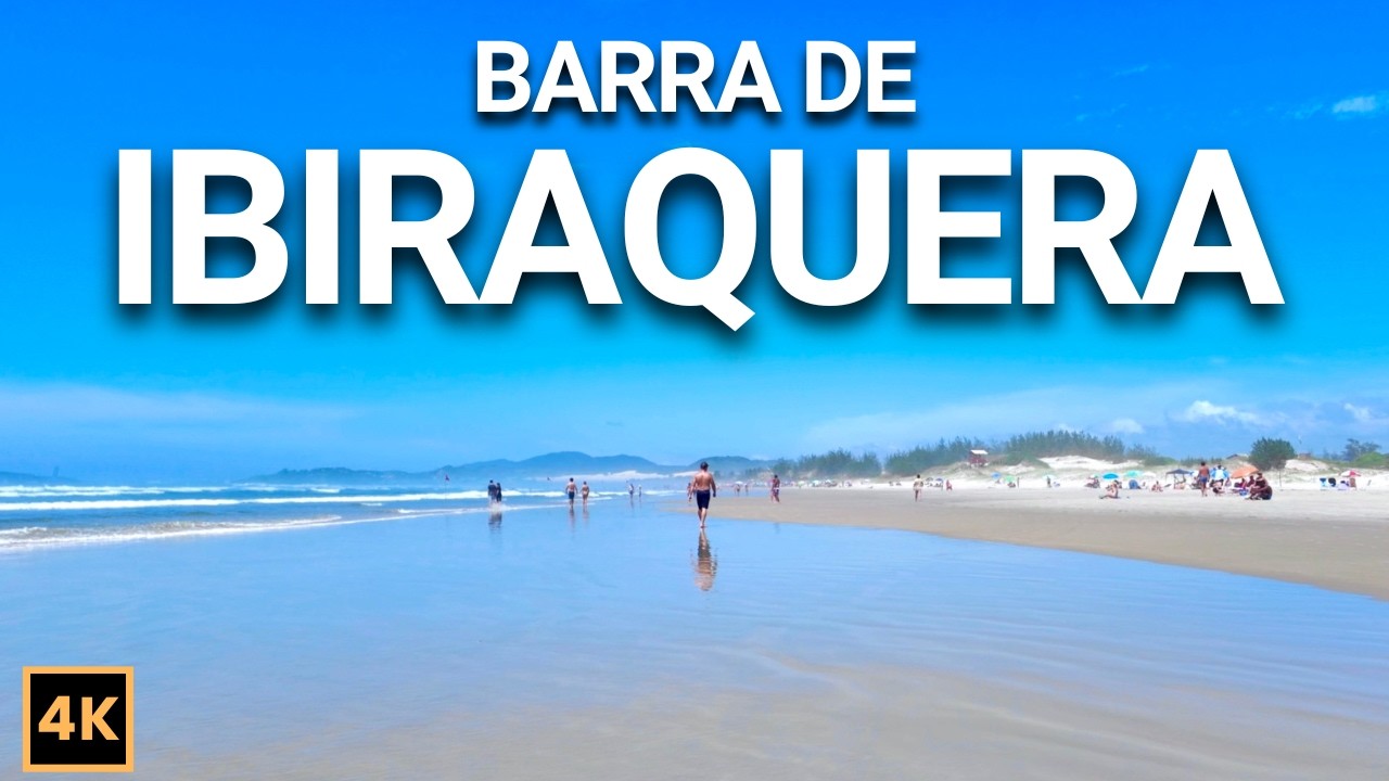BARRA DE IBIRAQUERA:  Um Lugar ÚNICO e PARADISÍACO no Sul de Santa Catarina | Walking Tour 4K