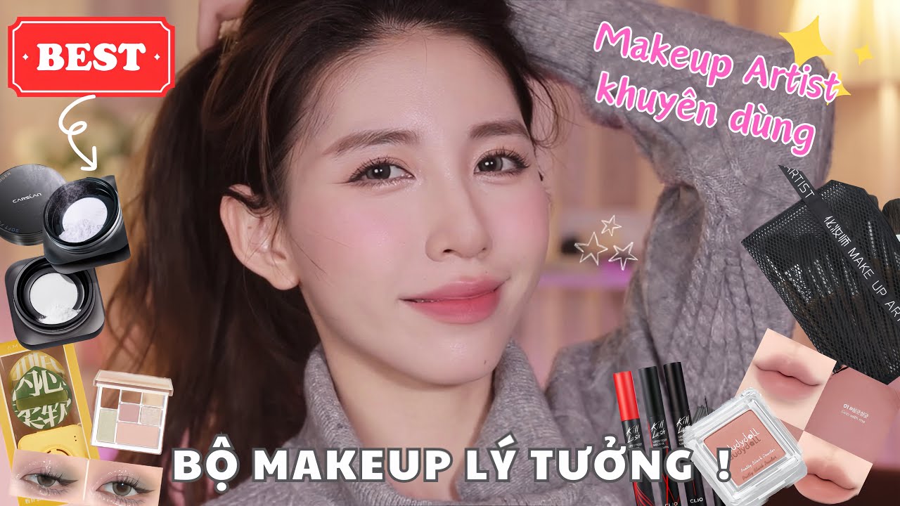 BỘ MAKEUP BÌNH DÂN LÝ TƯỞNG CHO NGƯỜI MỚI! Món makeup đáng mua nhất 2024 !