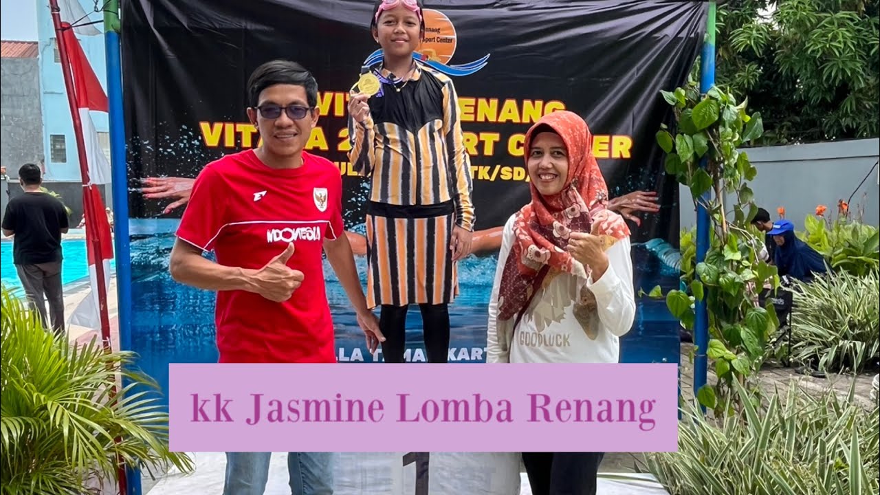KK JASMINE LOMBA RENANG VITAKA BEKASI #lombarenanganak #berenanganak