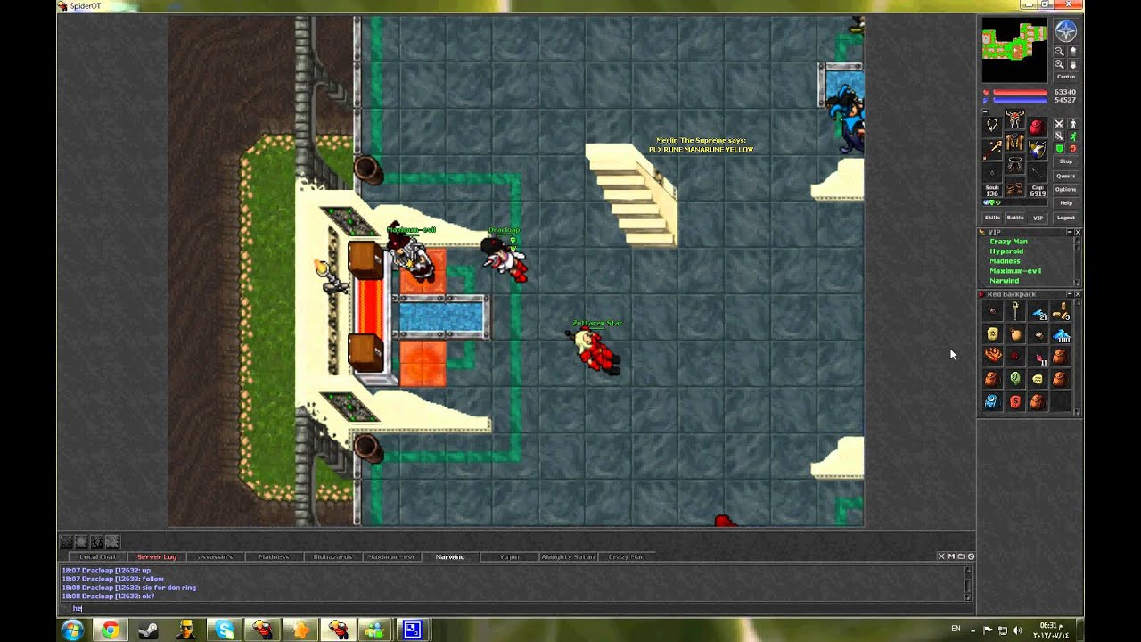 scammer it spider ot server