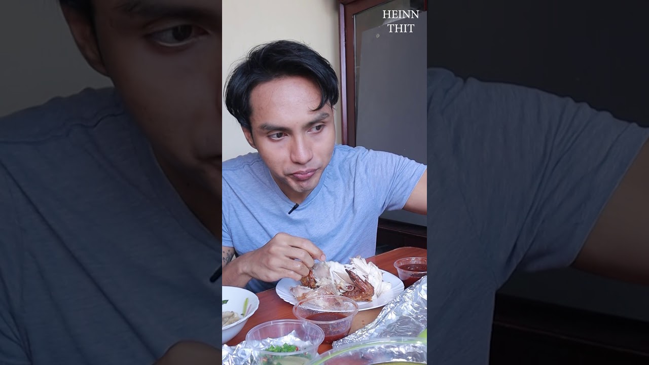Heinn Thit - Mukbang (Eating show) of Chinese Food from The Bash Yangon