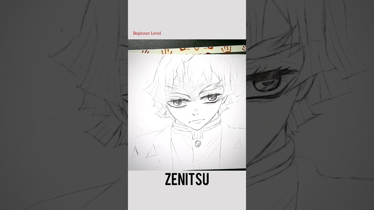 ⚡ Zenitsu&rsquo;s Angry Eyes 🔥 | Demon Slayer Fanart