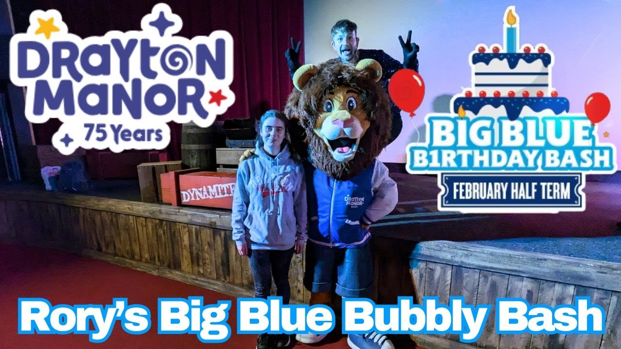 Rory's Big Blue Bubbly Bash Show Big Blue Birthday Bash 2025 at Drayton Manor Resort