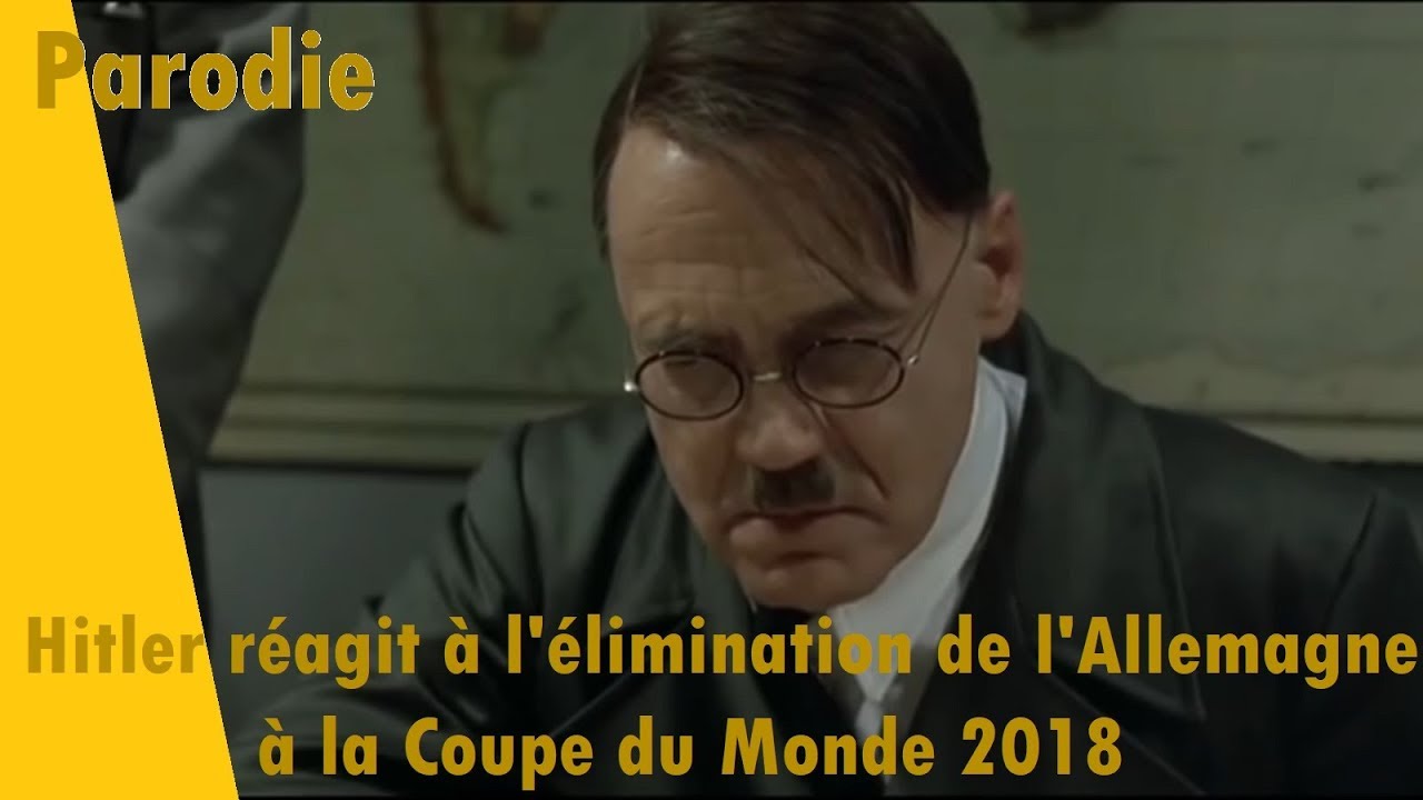 Hitler réagit à l'élimination de l'Allemagne à la Coupe du Monde 2018 (Parodie)