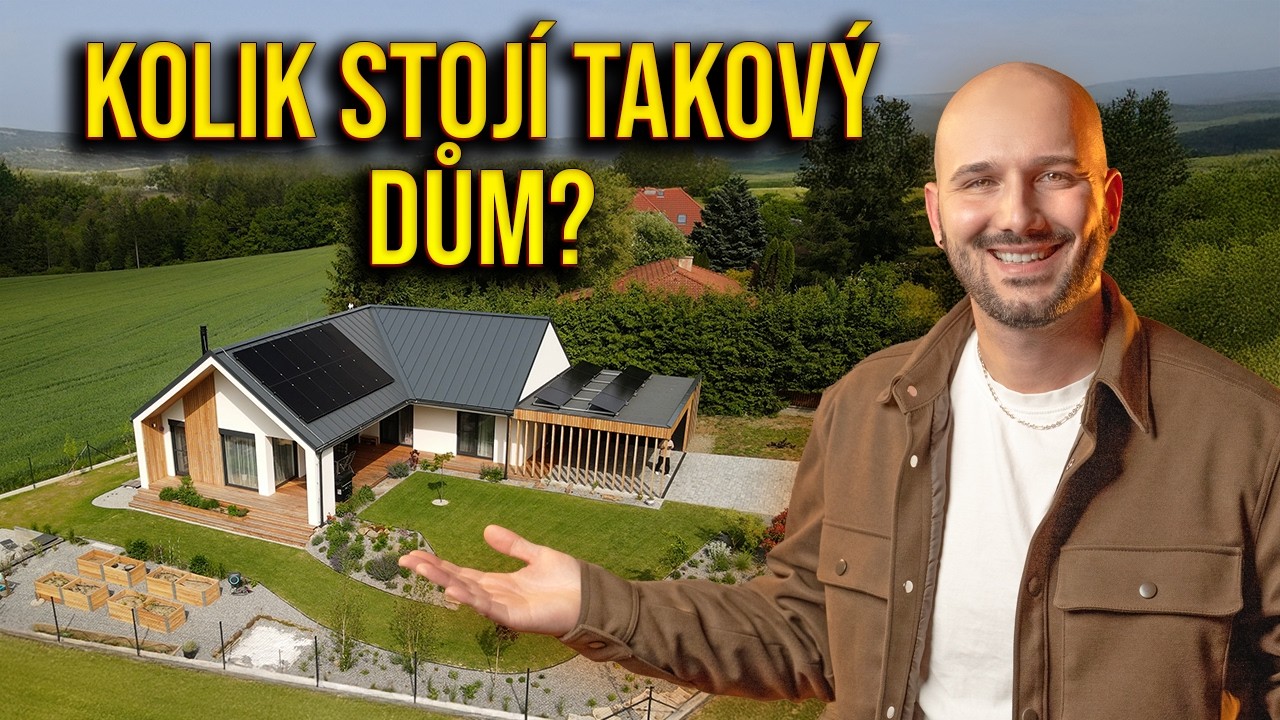 Kolik dnes stojí postavit takový dům? Prohlídka moderního rodinného domu, který si zamilujete!