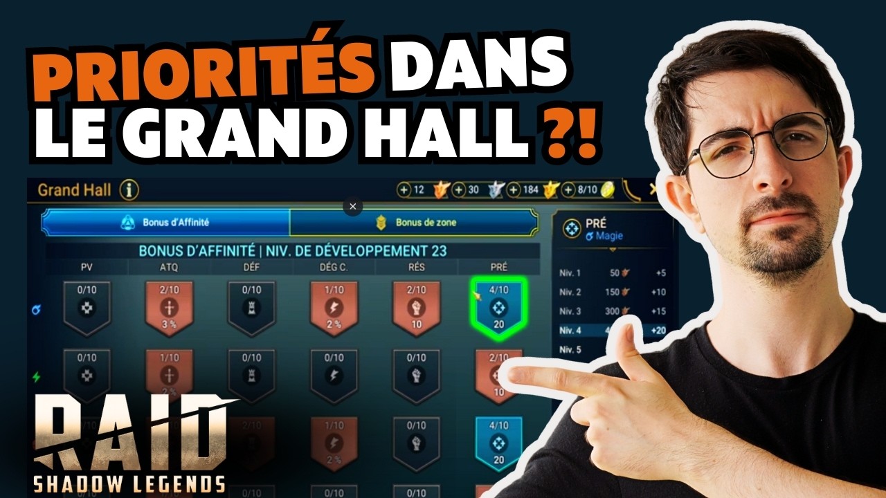 Quoi monter dans le Grand Hall Raid Shadow Legends ? (Ne fait pas l'erreur !)🚨💥