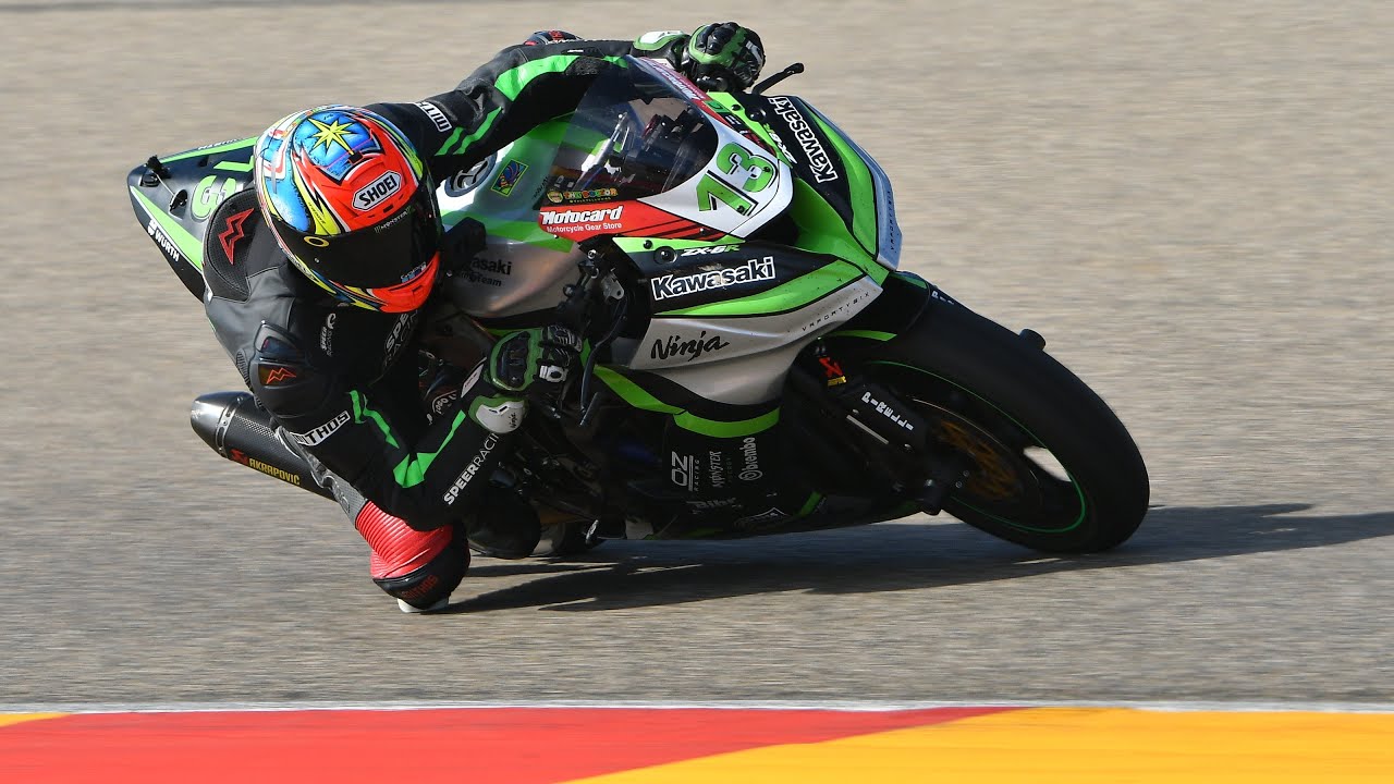 Onboard Motorland Aragon -  Battle Kawasaki ZX-6R vs BMW S1000RR