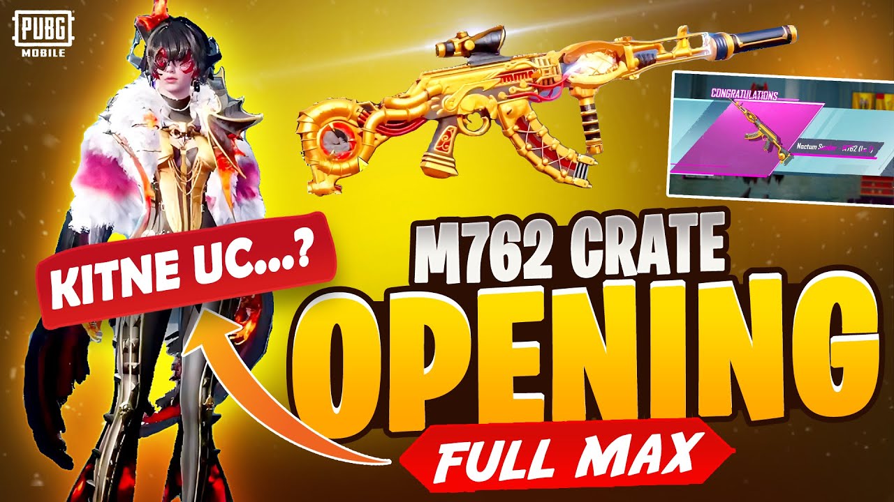 HOW TO GET NEW M762 MAXOUT | CRATE OPENING | GODDESS ARIVAL ULTMATE MYTHIC SPIN