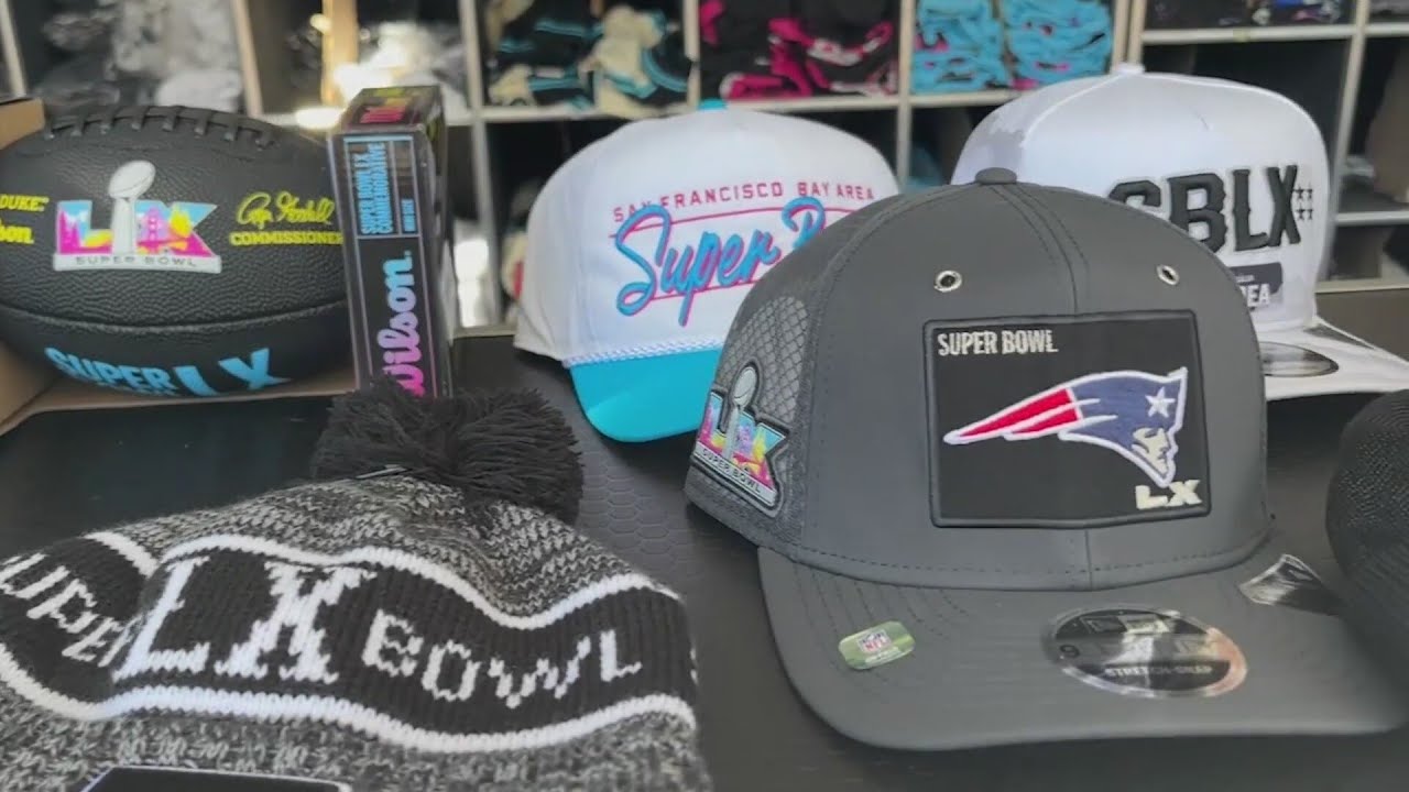NFL Super Bowl pop-up shops selling official swag
