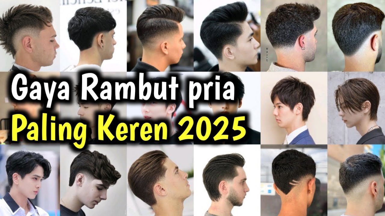 GAYA RAMBUT PRIA PALING KEREN 🔥 || GAYA RAMBUT PRIA 2025 #gayarambutpalingkeren #haircut #hairstyle