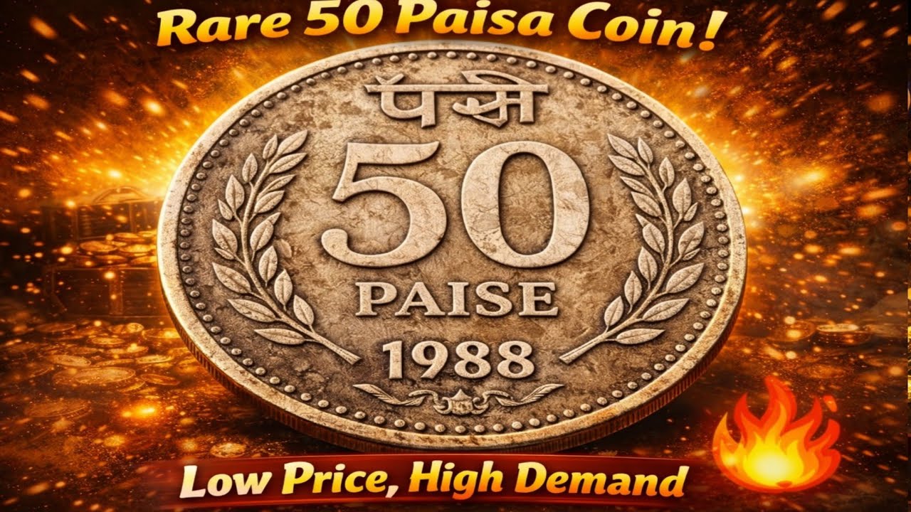 Rare Hidden Treasure! 1988 & 1982 Rare 50 Paisa Coin 😮 | Low Price, High Demand 💰🔥