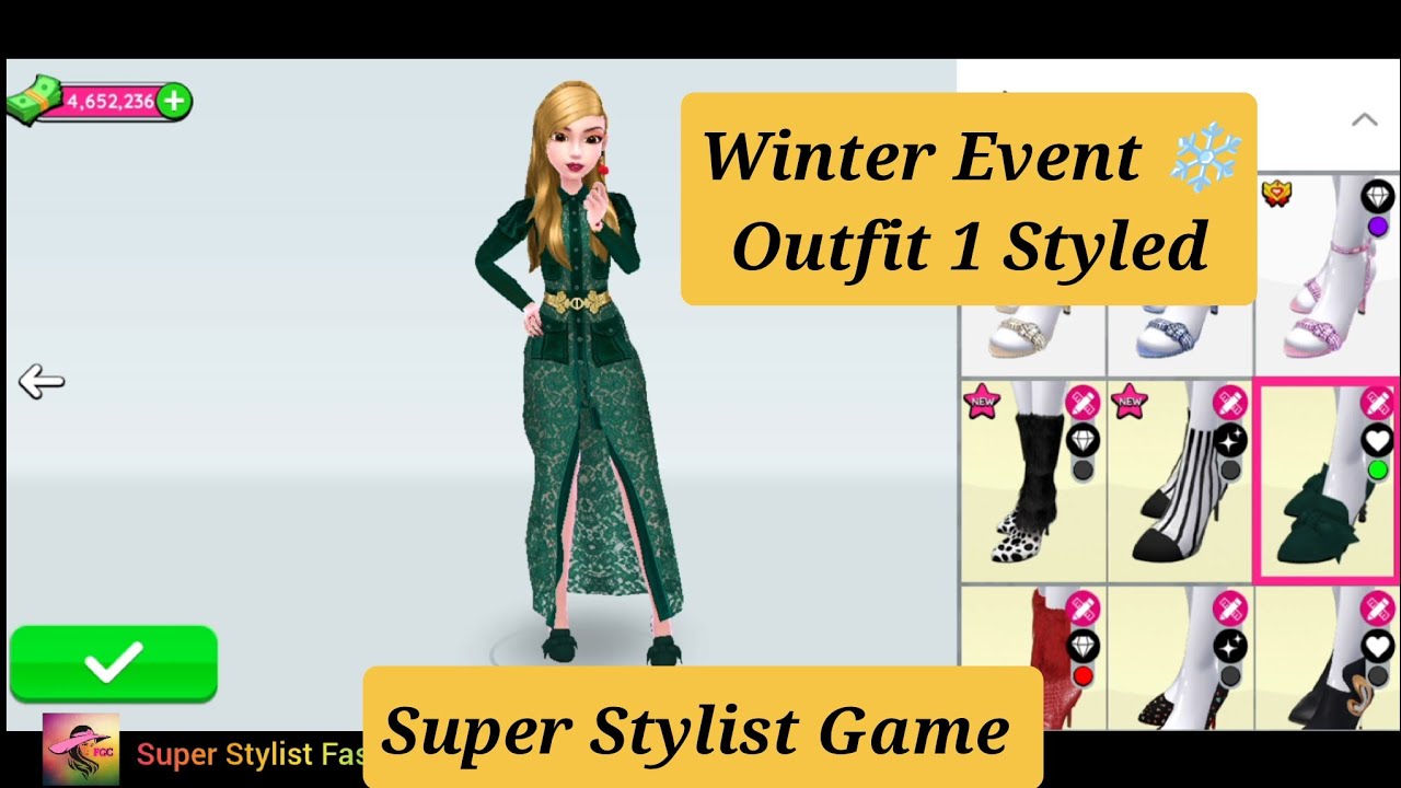 Super Stylist Game Styling New Outfit ✨💚 #superstylish #superstylist #dressupgames #superstylistgame
