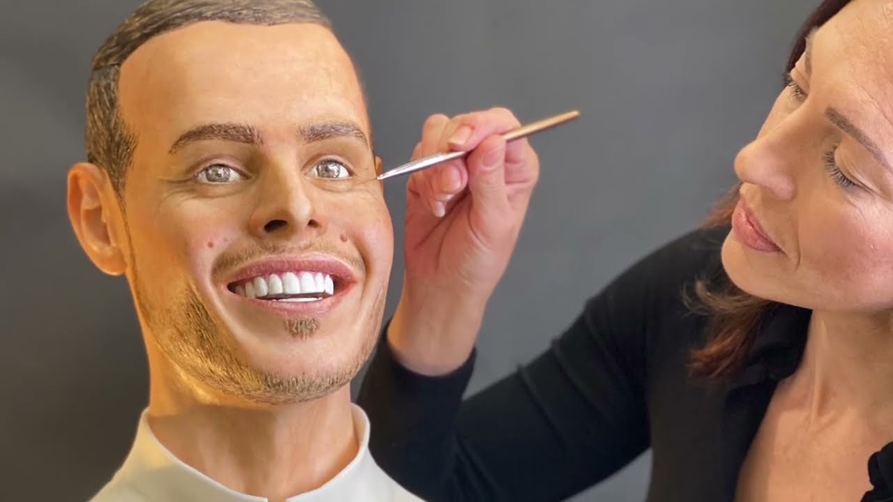Amaury Guichon bust sculpture | making of & his reaction | Las Vegas
