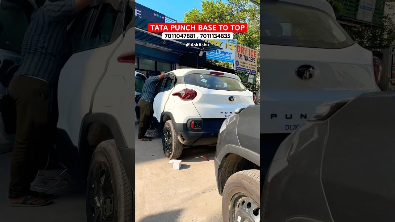 Tata Punch Base to Top Modified✅Punch Base Model 2025😍Punch Pure Cng Modification #tatapunch