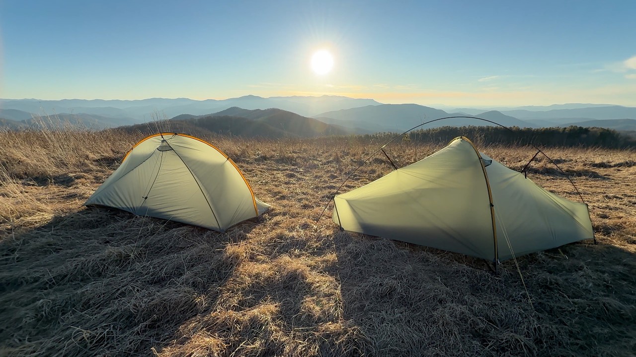 Tarptent shoot out Rainbow VS Moment on Max Patch
