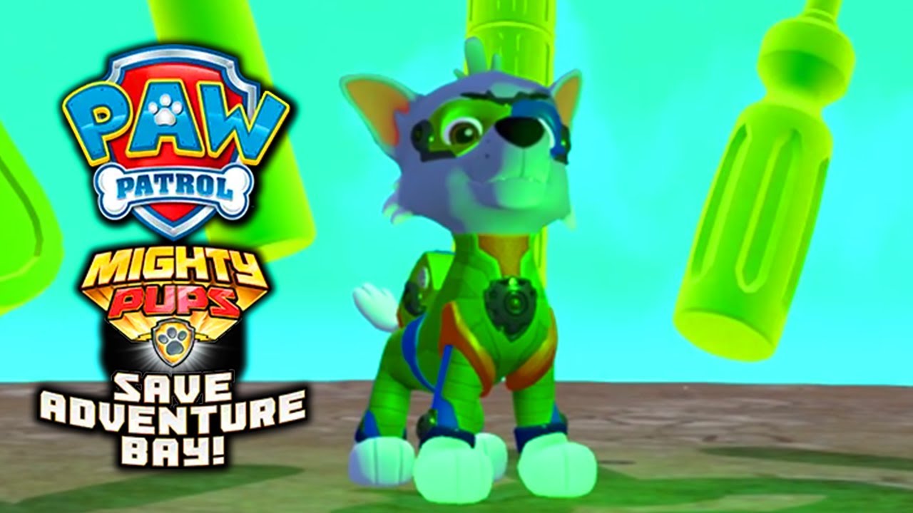 Paw Patrol Mighty Pups Save Adventure Bay Movie Rocky Gameplay Part 1