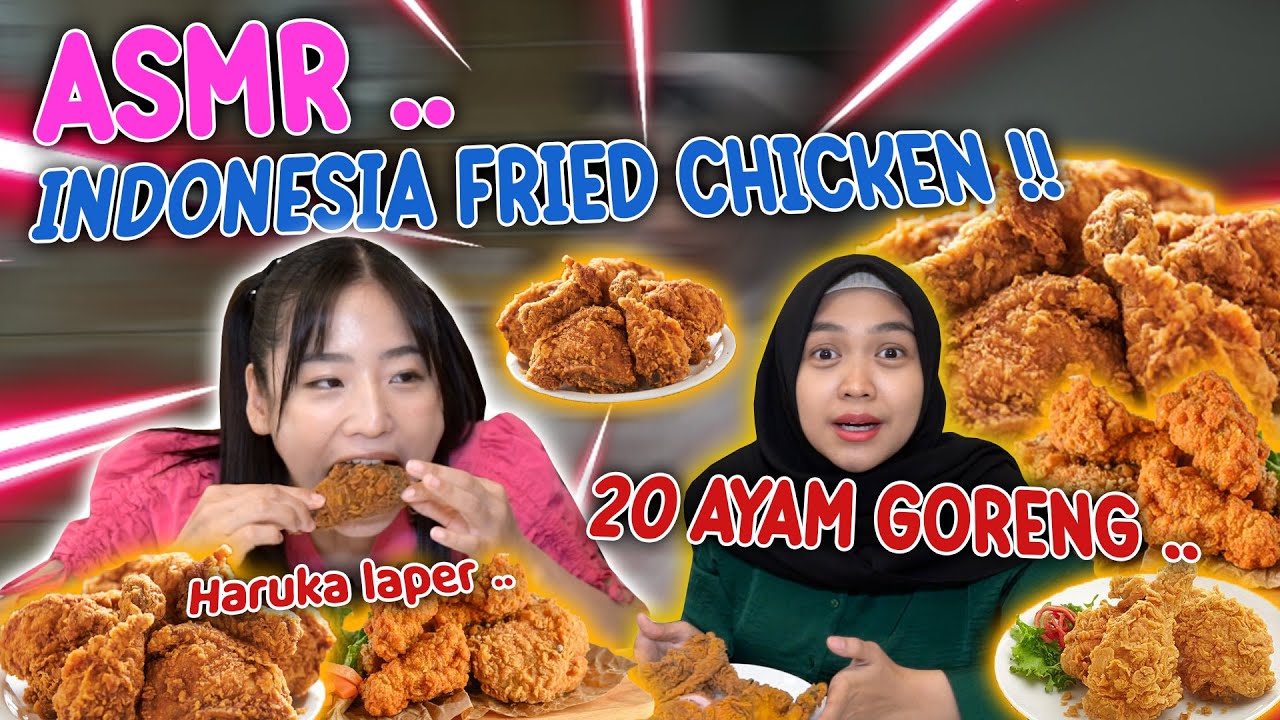 HARUKA RICIS MAKAN AYAM TERBANYAK!! Mukbang Karna Laper ..