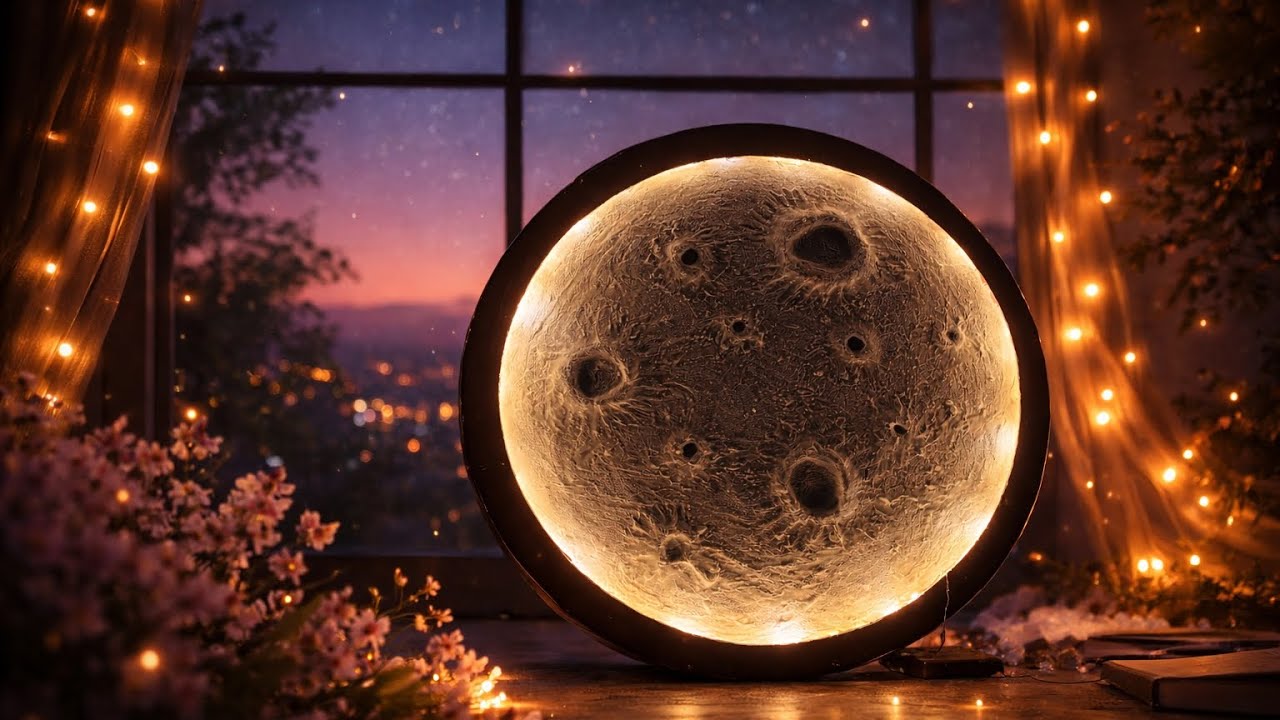 Handmade Moon Art🌗 | DIY Textured Moon Decor✨