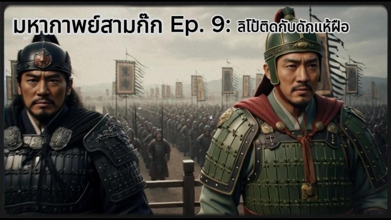 มหากาพย์สามก๊ก Ep  9 ลิโป้ติดกับดักแห้ฝือ #สามก๊ก #ลิโป้ #อวสานลิโป้ #โจโฉ #เล่าปี่