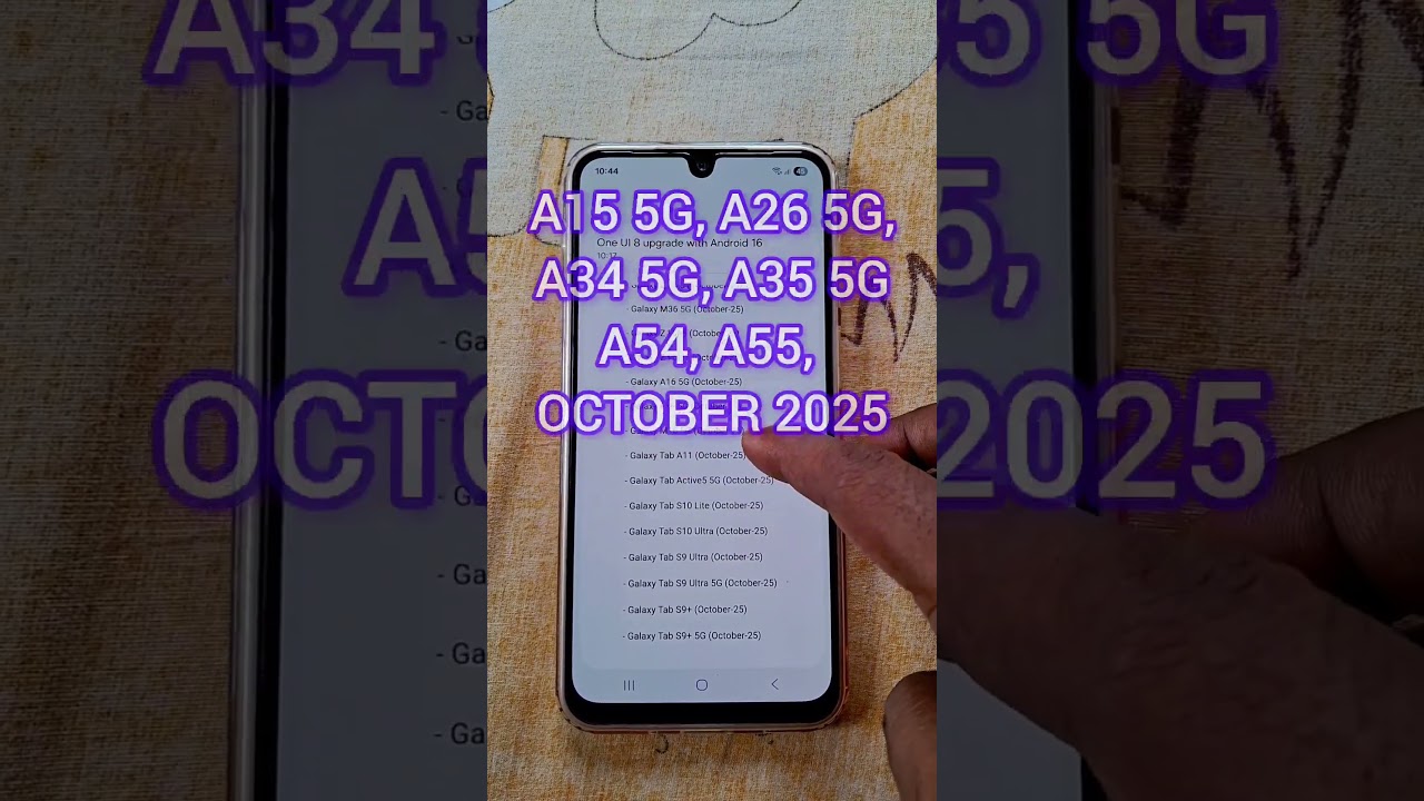 Samsung One UI 8 official list | Android 16 🤗😱