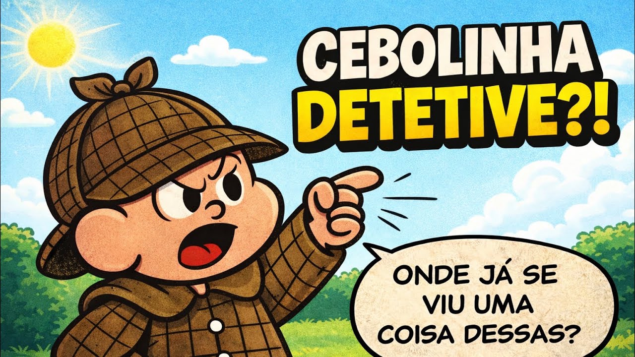 O CEBOLINHA VIROU DETETIVE?! 😱