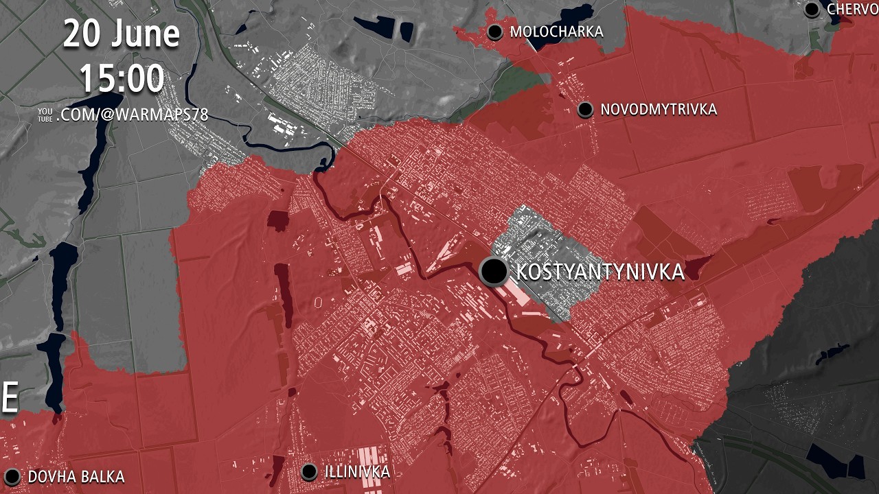 Russian Invasion of Ukraine: Kostyantynivka Offensive - Every Day [NOV 15 - JUN 20 2026]