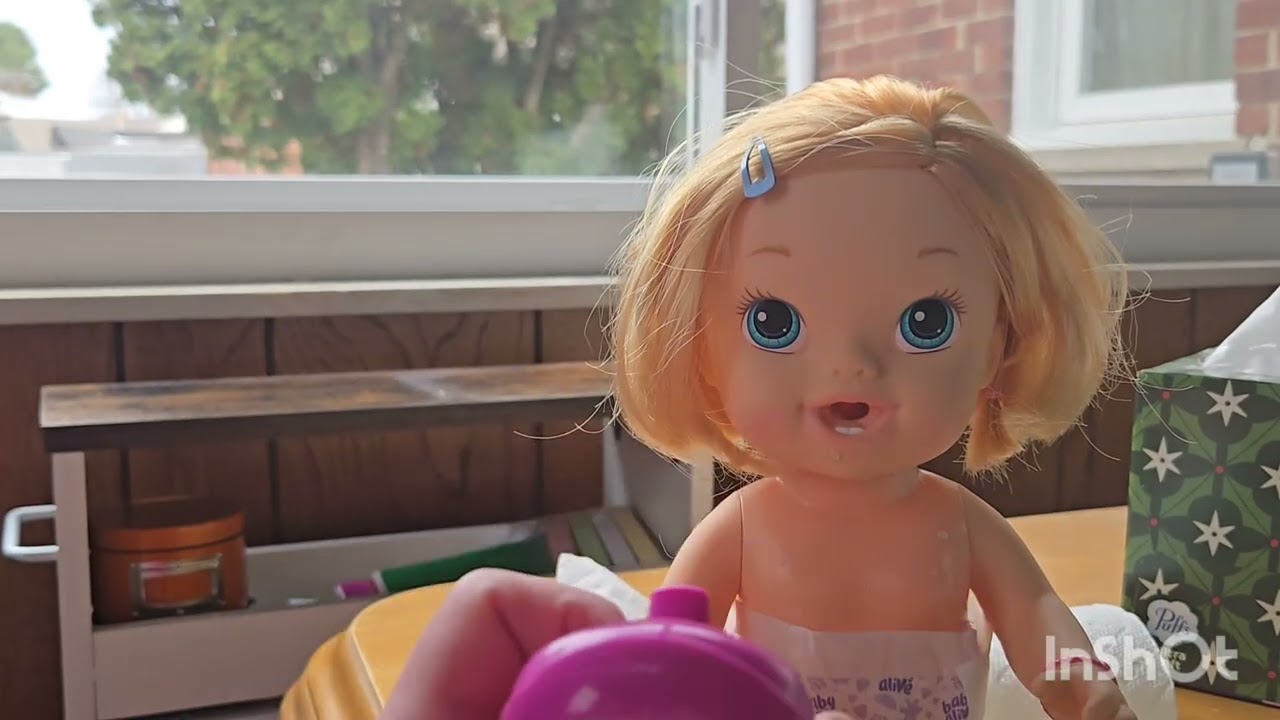 Feeding Baby Alive Charlotte!