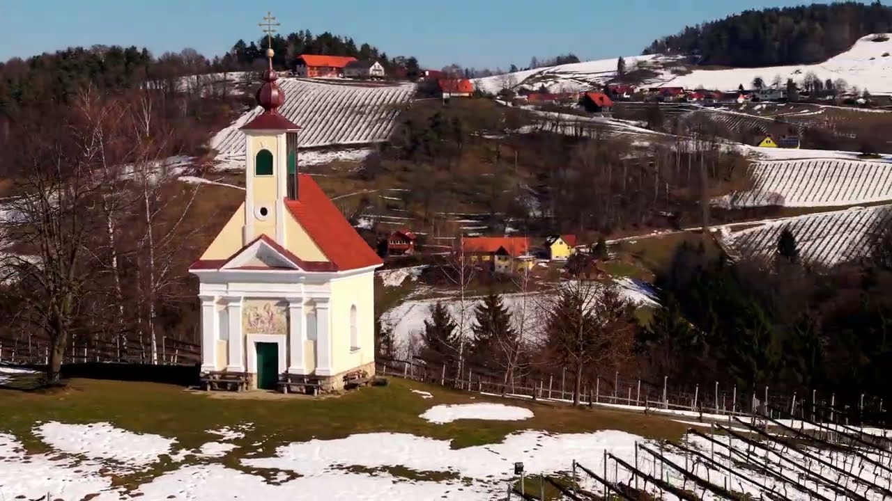 Theresienkapelle und Klapotetz 4K Dji Air 3s