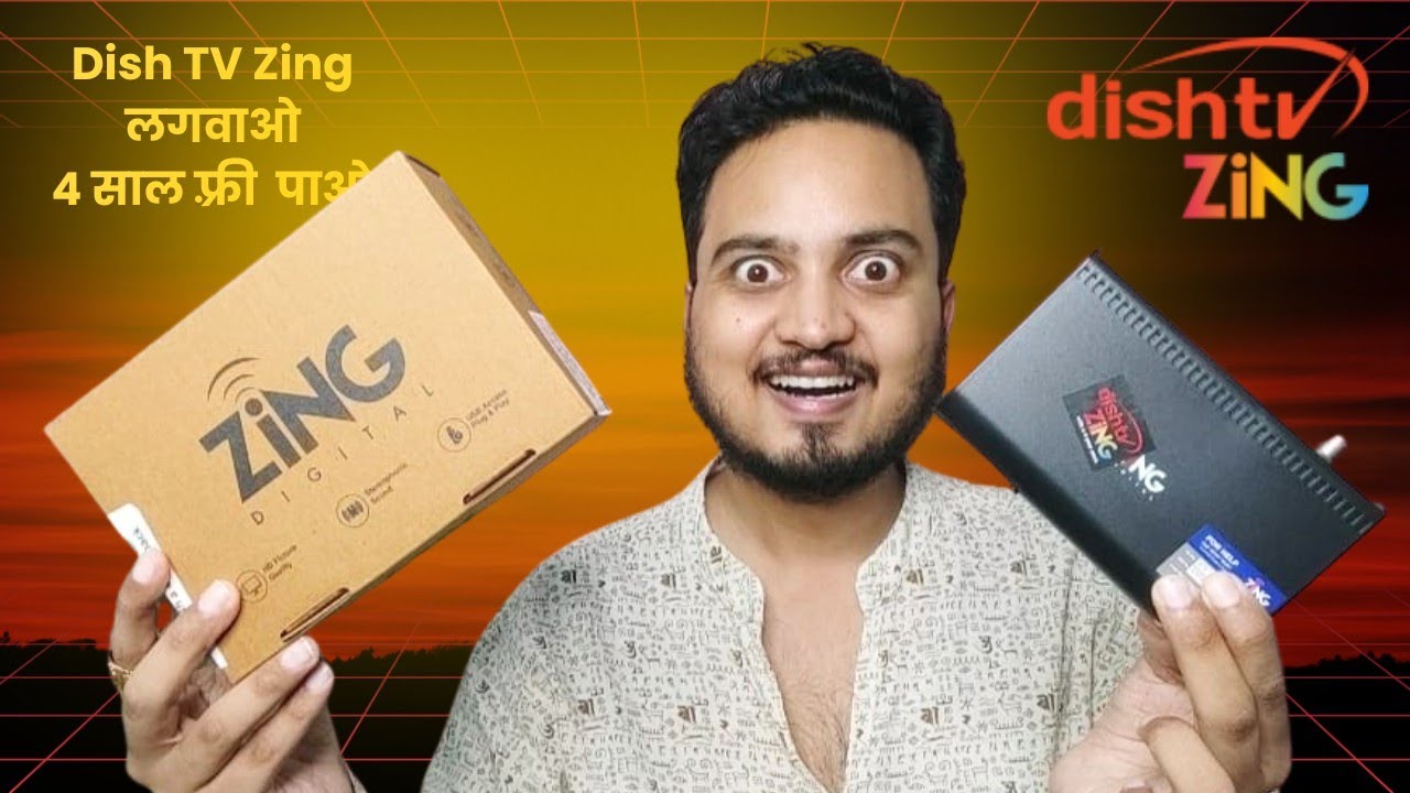 Dish TV Zing HD Box Unboxing and Review ✅ | 4 Years Free Recharge 