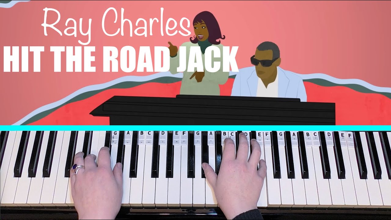 HIT THE ROAD JACK - Ray Charles Piano Tutorial [chords]