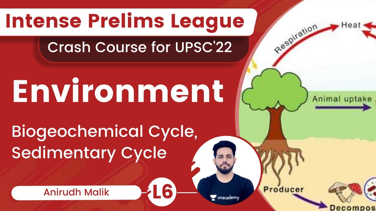 L6: Biogeochemical Cycle, Sedimentary Cycle | Environment | Intense Prelims League | UPSC CSE/IAS