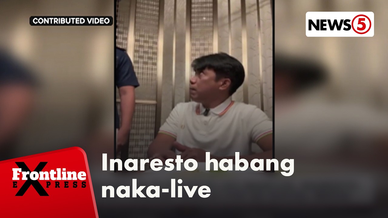 Vlogger na si Francis Leo Marcos, inaresto ng CIDG habang nagla-live sa social media