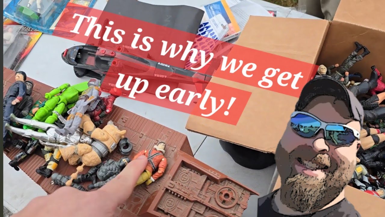 I can't Believe this was on the Table.... Retro Toy Hunting Flea Market Finds #starwars #gijoe