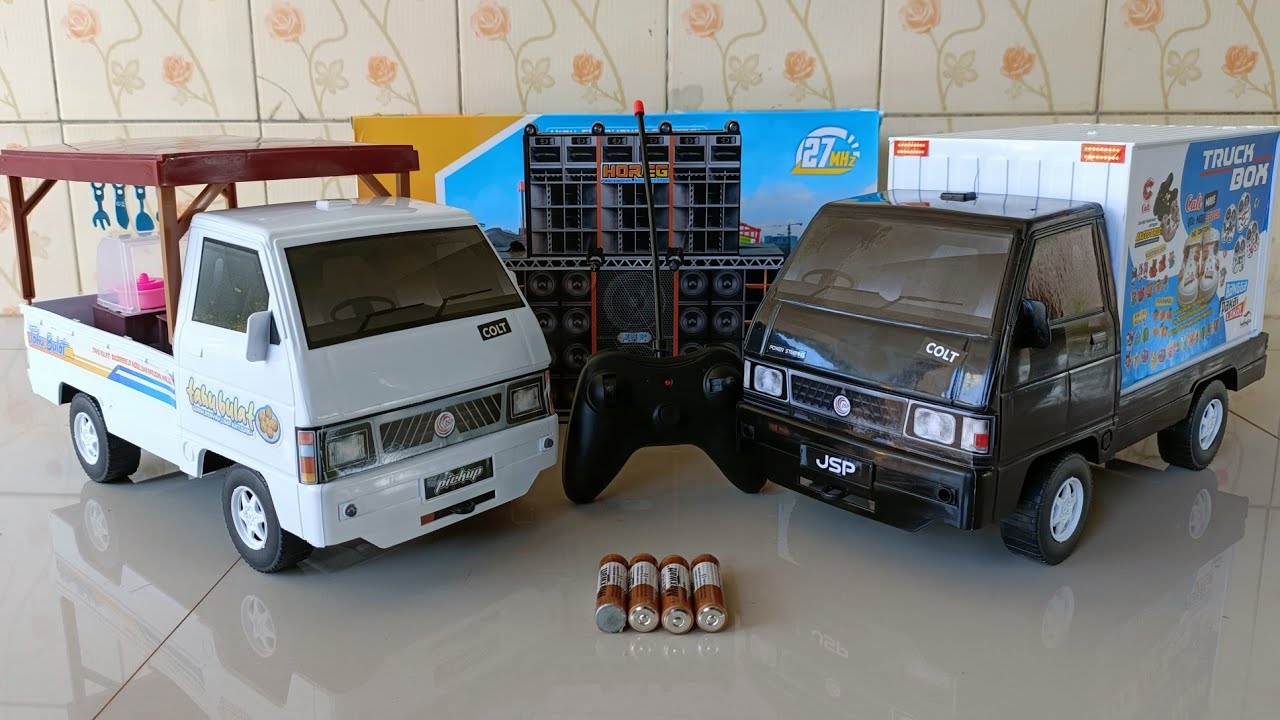 Unboxing Mobil Pickup Tahu Bulat & Pickup Box MBG, Miniatur Sound Horeg‼️