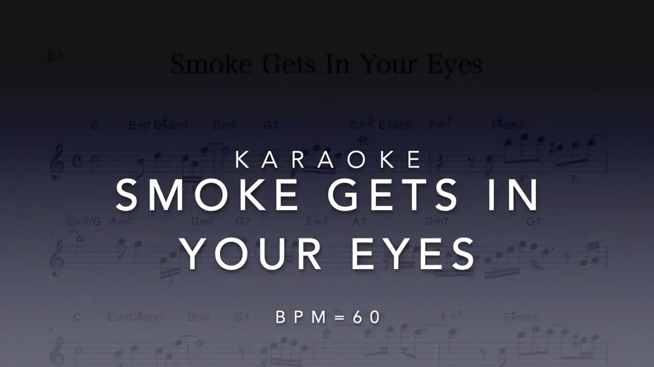 [Smoke Gets In Your Eyes] Backing Track / Strings Arrange / KARAOKE