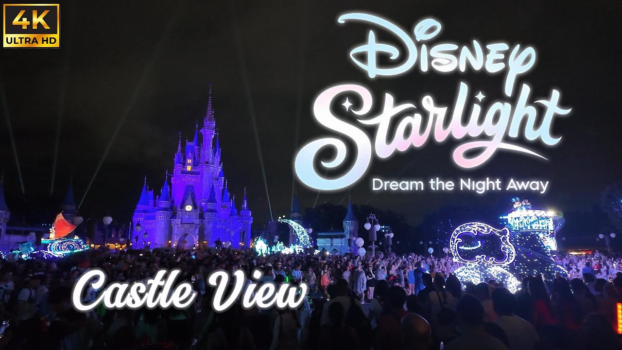 ✨ Disney’s Starlight Parade – Dream the Night Away | Castle View at Magic Kingdom