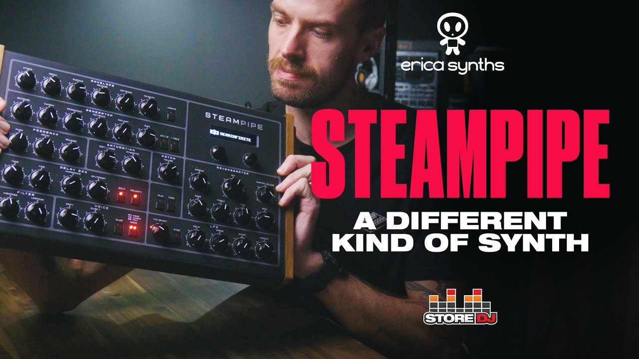 Обзор Erica STEAMPIPE — одного из самых уникальных синтезаторов на рынке!