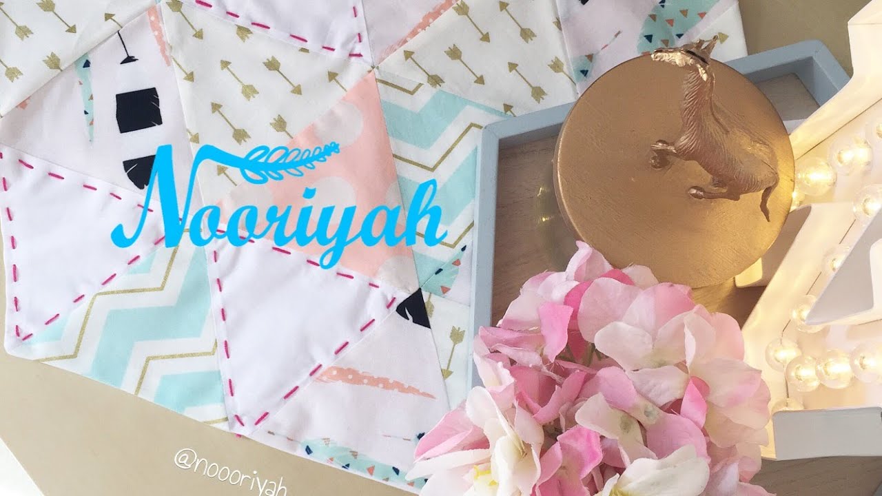 نورية { مفرش المثلثات } Nooriyah /Triangles Quilt